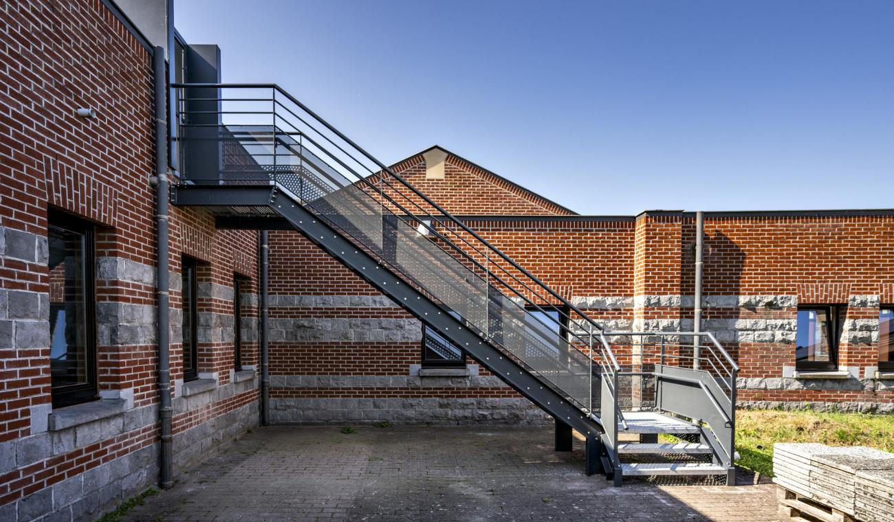 Construction d'une crèche à Andenne par Picard Construct