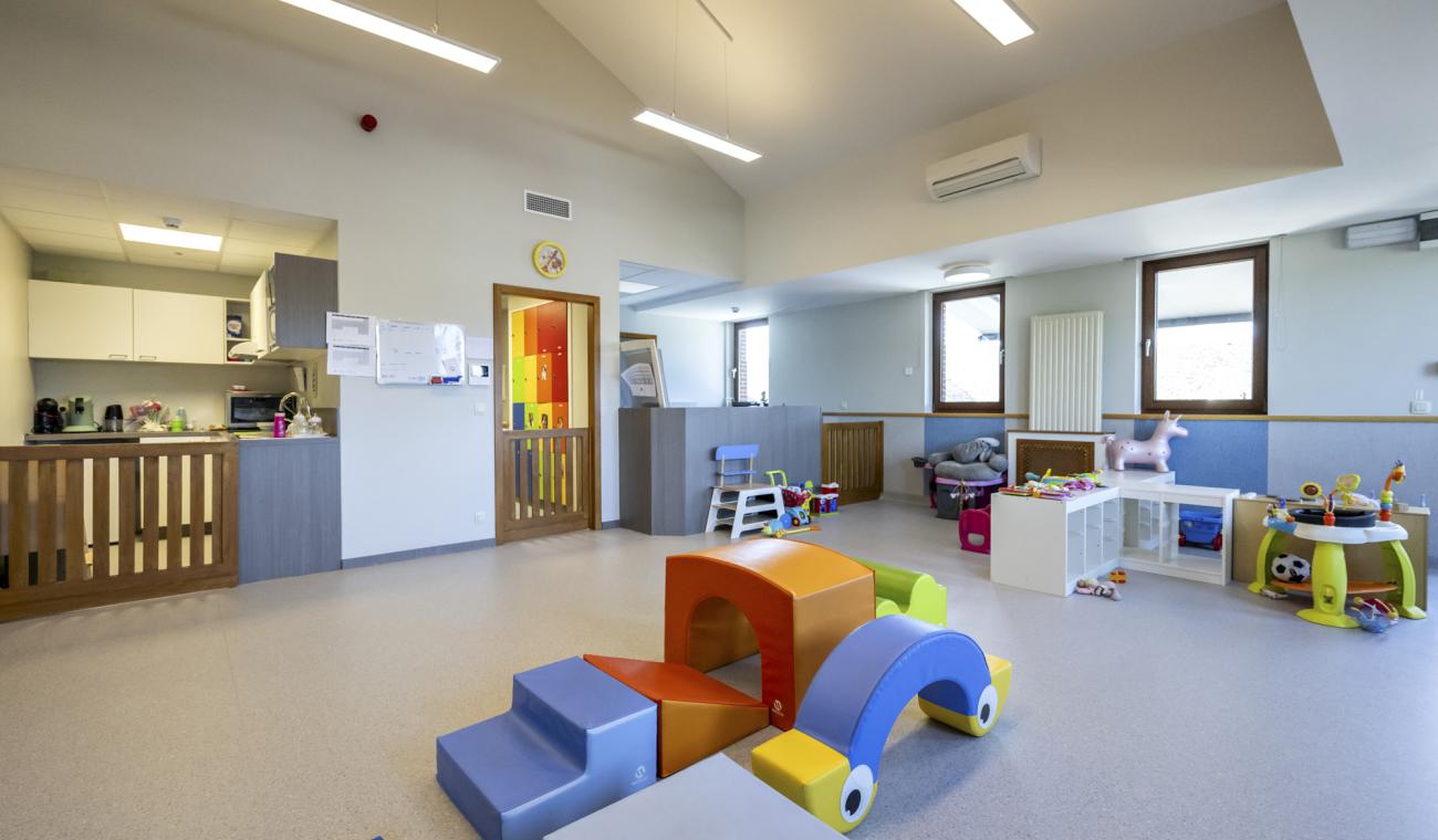 Construction d'une crèche à Andenne